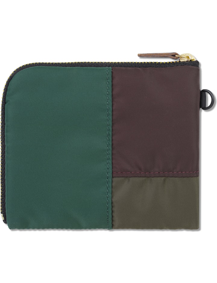 Green Marni X Porter Color Blocking Wallet Placeholder Image