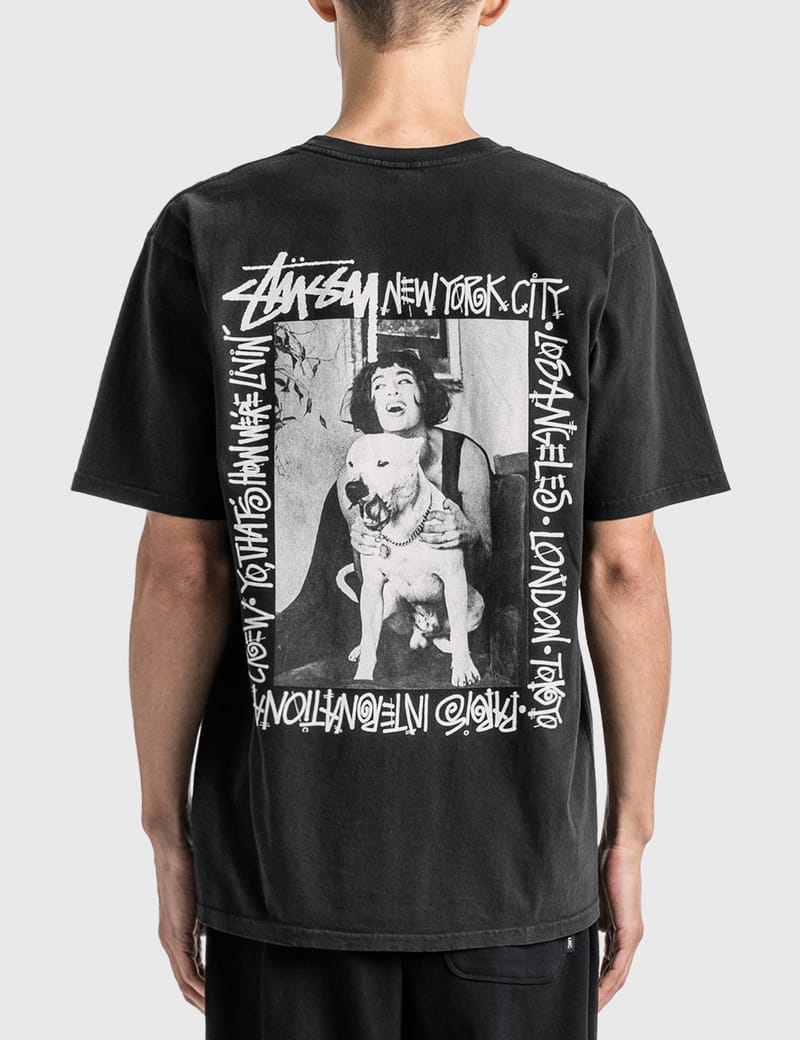 stussy how we re livin pigment dyed tee