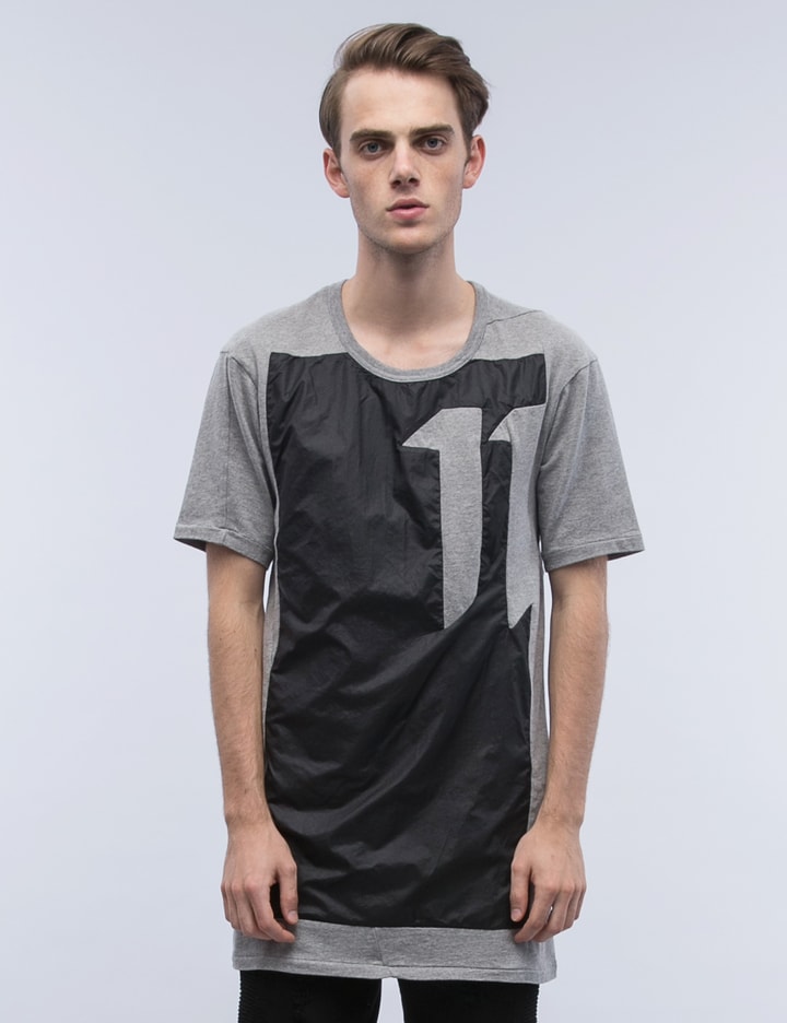 11 Block Graphic Asymmetrical S/S T-Shirt Placeholder Image