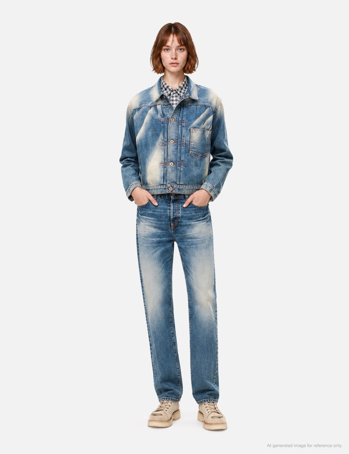 Kenzo Straight Fit Jeans In Japanese Denim