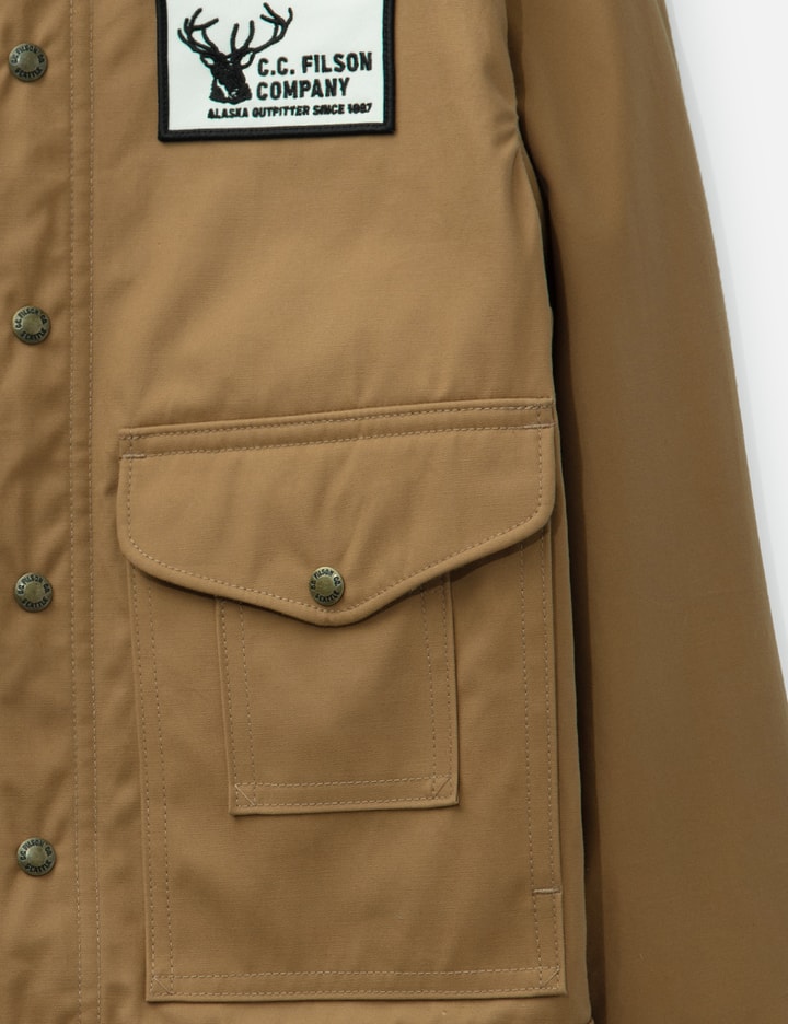 Junya Watanabe Cotton Oxford X Wool Nylon Check Filson Jacket In Brown