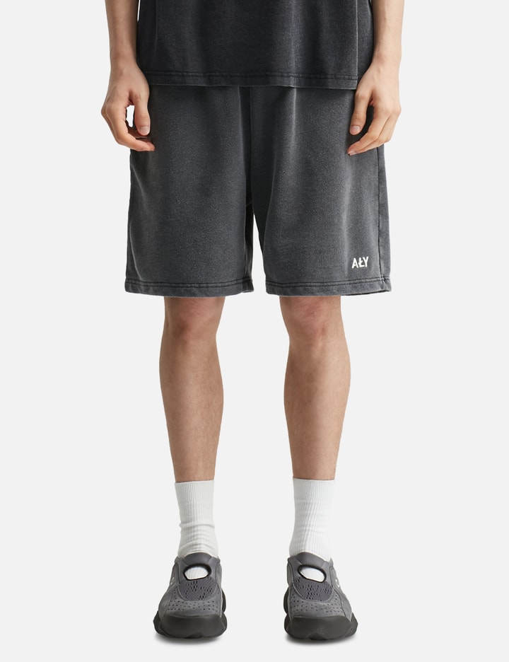 "Logo Embroidery Washed Black" Shorts Placeholder Image