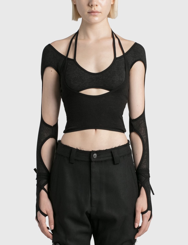 Halter Top With Sleeve Placeholder Image