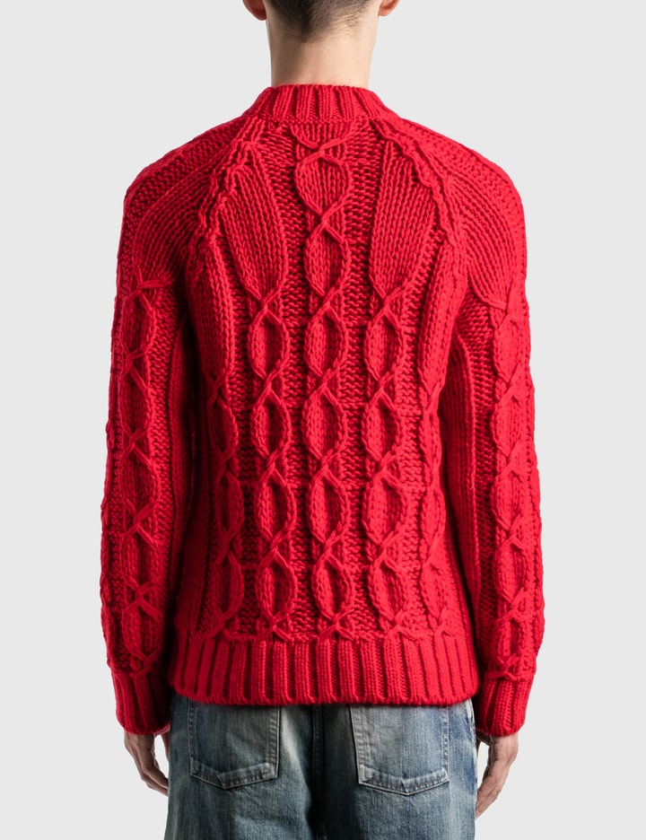 Cable-Knit Sweater In Wool And Mohair Placeholder Image