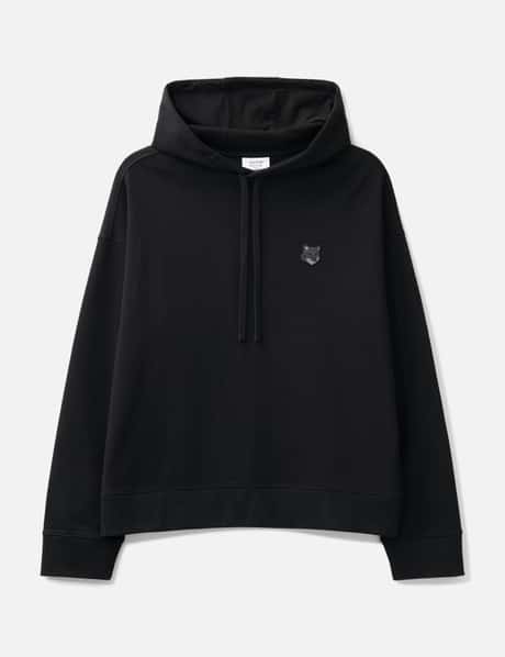 메종 키츠네 Tonal Fox Head Patch Oversized Hoodie