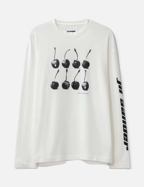 Jil Sander Long Sleeve Cherry T-shirt