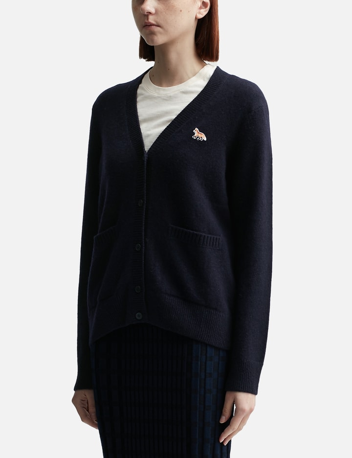 MAISON KITSUNÉ BABY FOX PATCH BOXY CARDIGAN