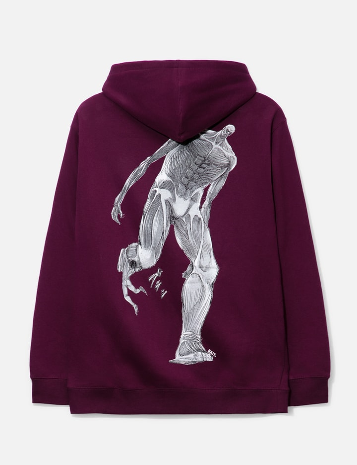 Shop Bait X Attack On Titan Hoodie In Red