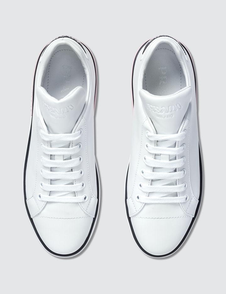Logo Leather Sneakers Placeholder Image