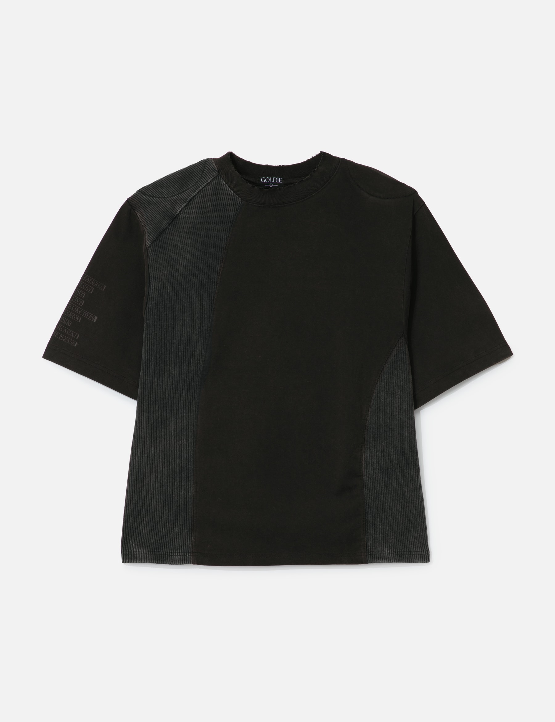 Paneled Padded Washed T-Shirt view 16