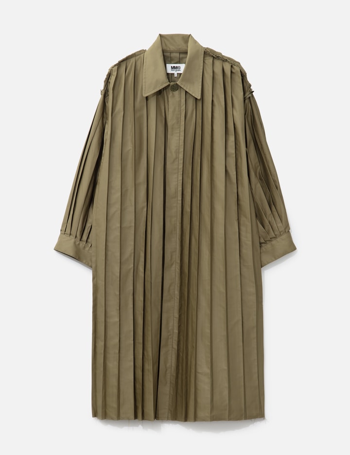 Pleated Trench Coat Placeholder Image