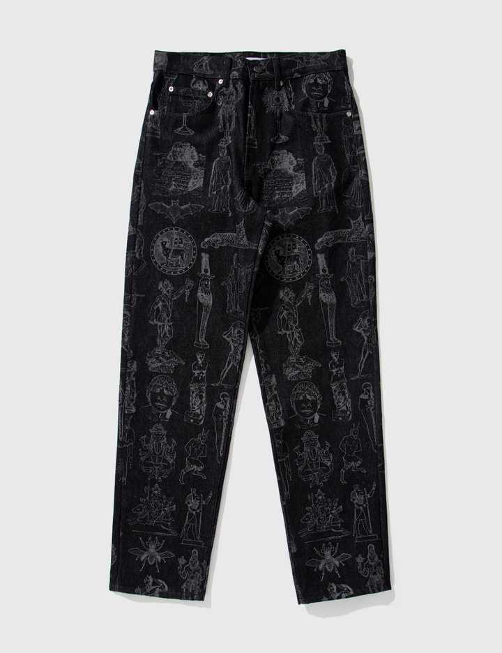 リフレクティブ レギュラーフィット ジーンズ Placeholder Image