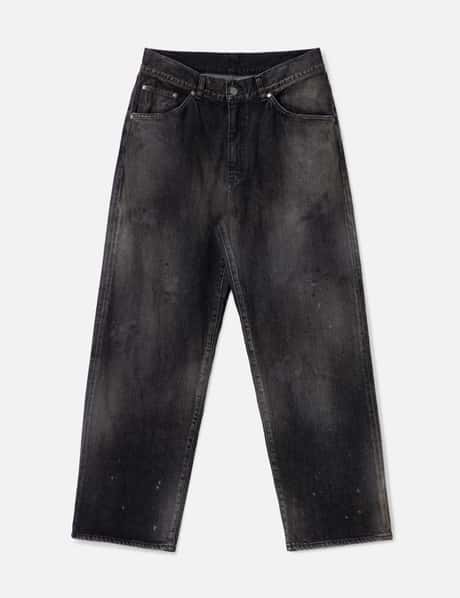 ANCELLM #02 AGING01 Tapared Denim