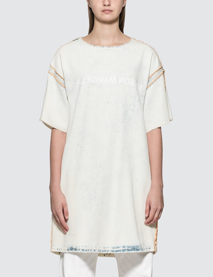 MM6 Maison Margiela - Denim Logo Dress | HBX MM6 Maison Margiela - Denim Logo Dress | HBX