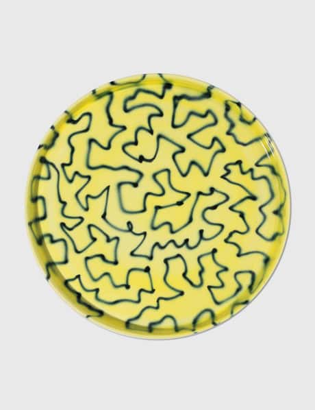 Frizbee Ceramics Baby Plate - Yellow Pizza