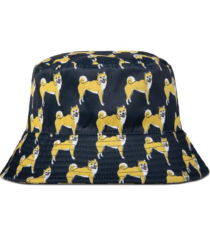 Navy Shiba Inu Bucket Hat Placeholder Image