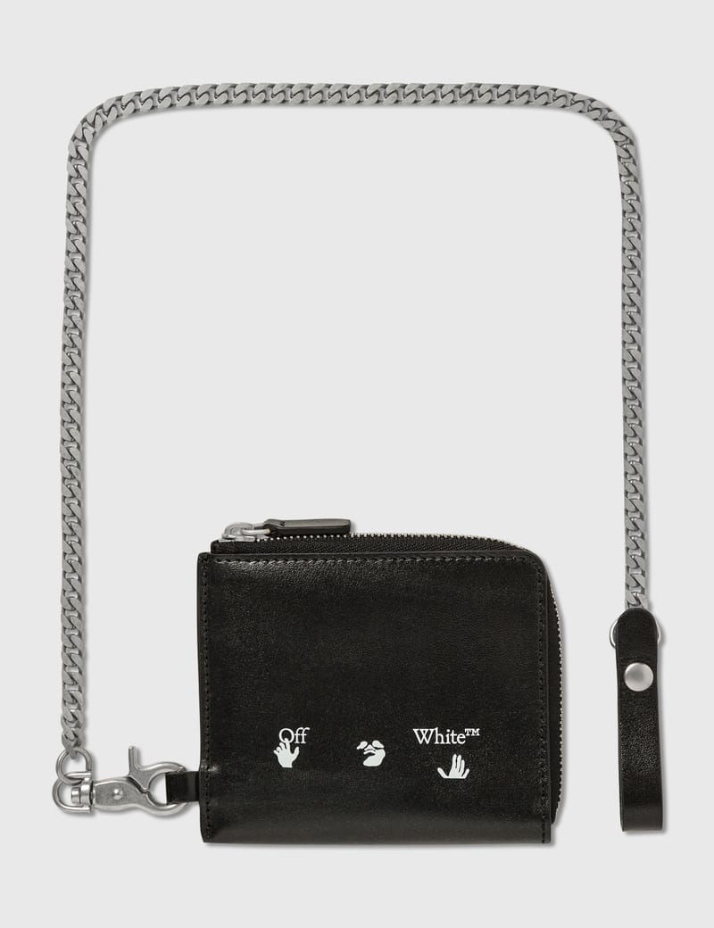 Off-White™ - Logo Chain Wallet | HBX - ハイプビースト(Hypebeast)が