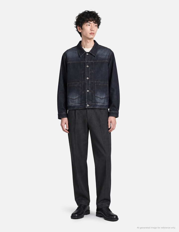 COOR Type 2 Twill Washed Trucker Jacket