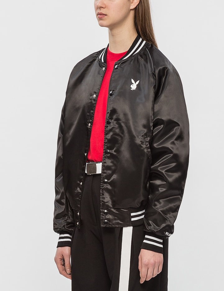 Playboy Embroidered Satin Jacket Placeholder Image