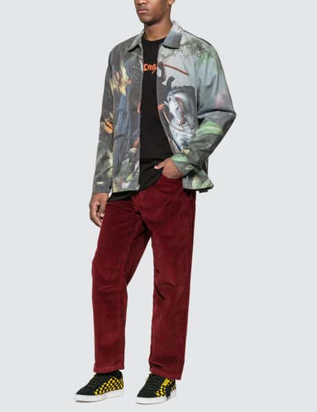RIPNDIP - Fire & Desire Denim Coach Jacket | HBX