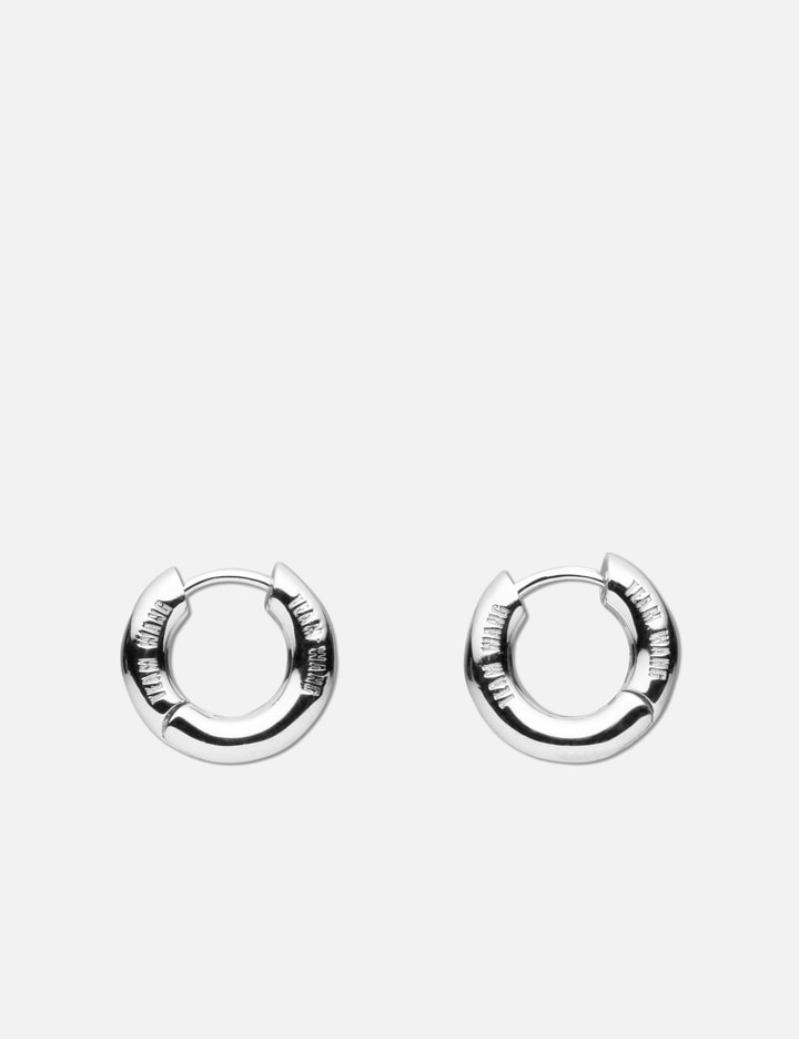 THE ORIGINAL 1 Eyelet Silver Earrings Placeholder Image