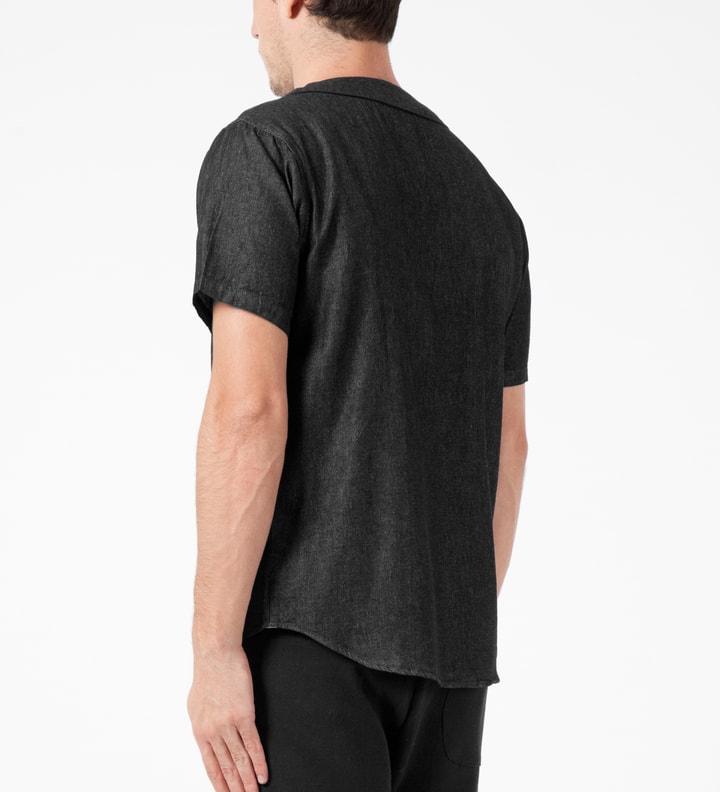 Stüssy Black Denim Baseball Shirt