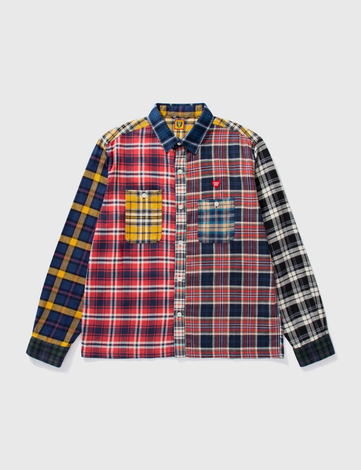 Human Made - Crazy Check Long Sleeve Shirt | HBX - Globally 