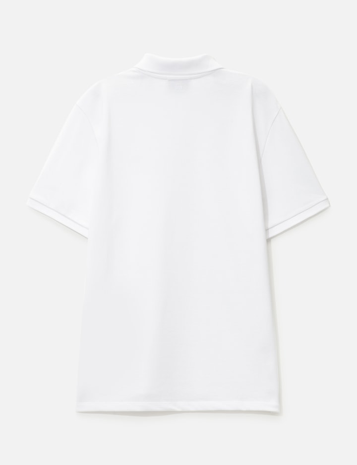 Ami Alexandre Mattiussi Ami De Coeur Polo Shirt In White