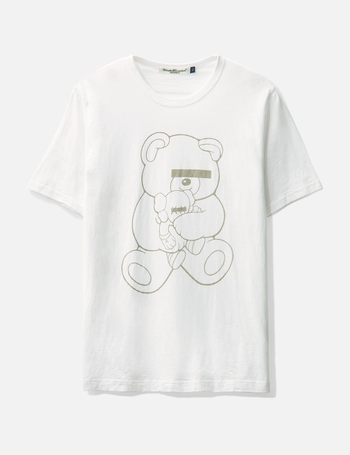 Undercover X Kaws U Bear T-shirt In White