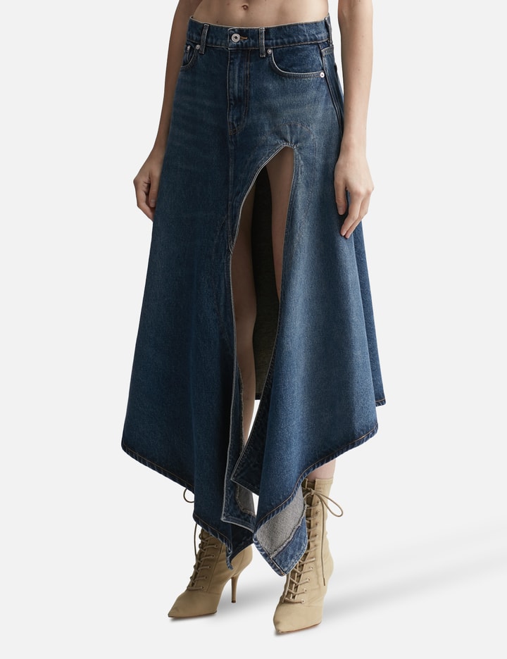 EVERGREEN CUT OUT DENIM SKIRT Placeholder Image