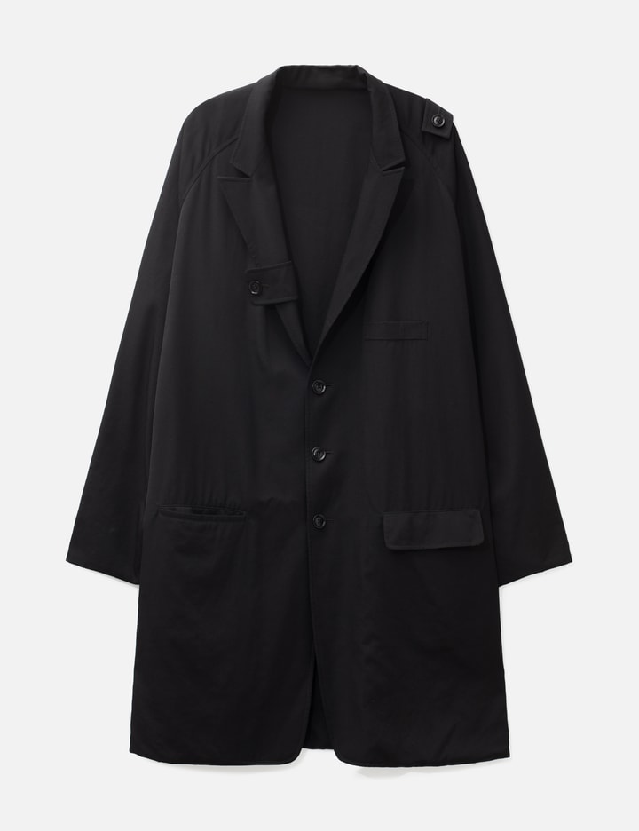 Yohji Yamamoto Oversized Reversible Wool Jacket