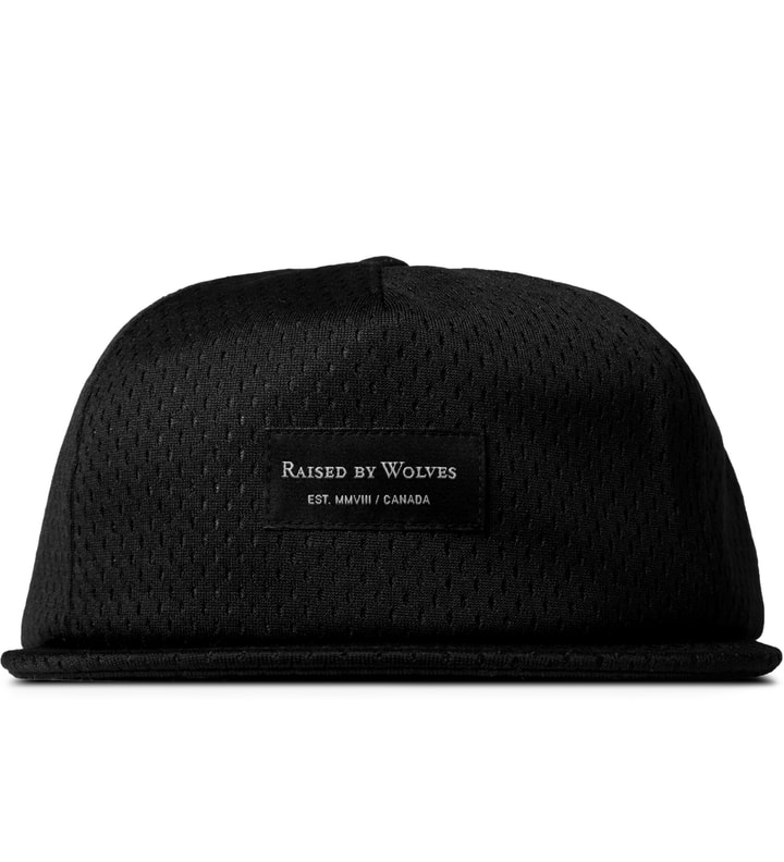 Raised By Wolves Black Pro-Style Mesh Algonquin 5-Panel Cap
