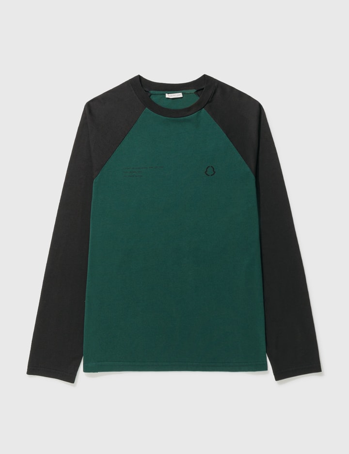 Shop Moncler Genius 7 Moncler Frgmt Hiroshi Fujiwara Raglan T-shirt In Green