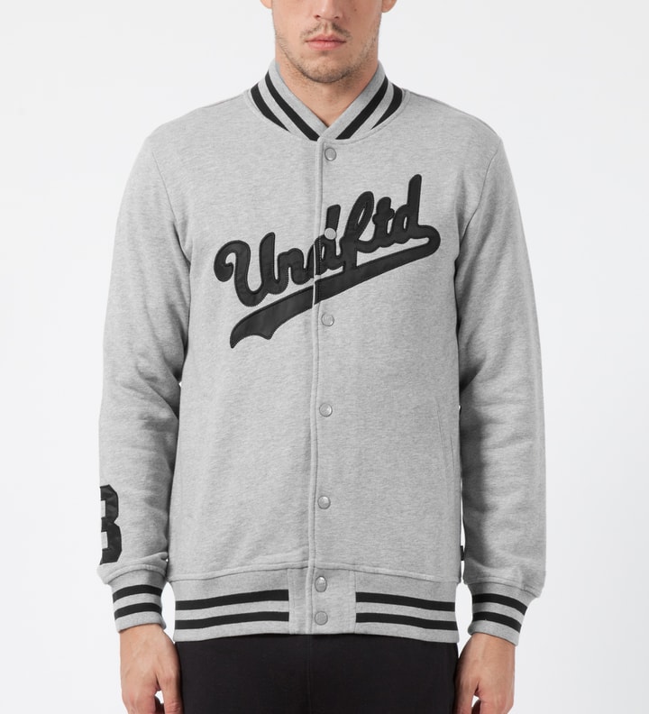 Heather Grey Script Varsity Jacket Placeholder Image