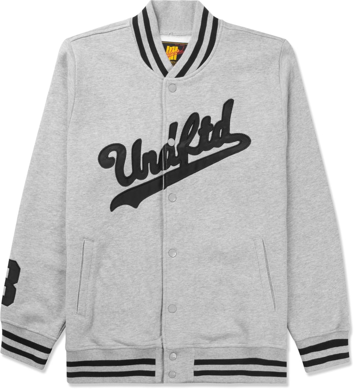 Heather Grey Script Varsity Jacket Placeholder Image