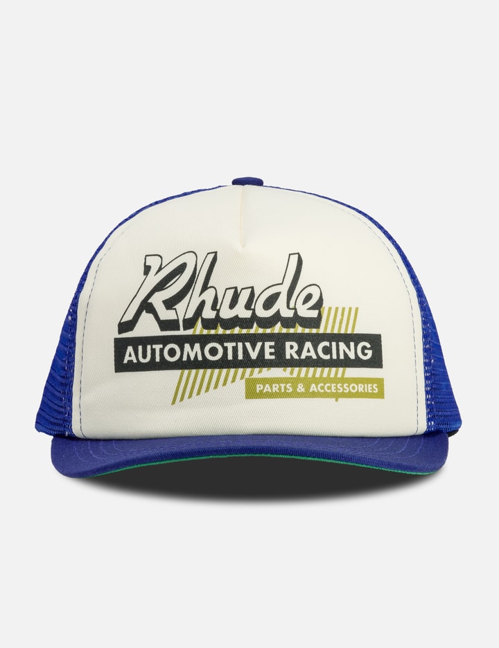 Shop Rhude Auto Racing Trucker Hat In Multicolor