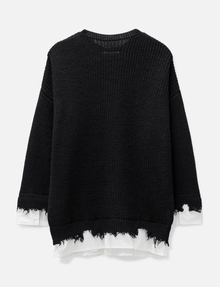 Bi-Fabric Knit Sweater Placeholder Image