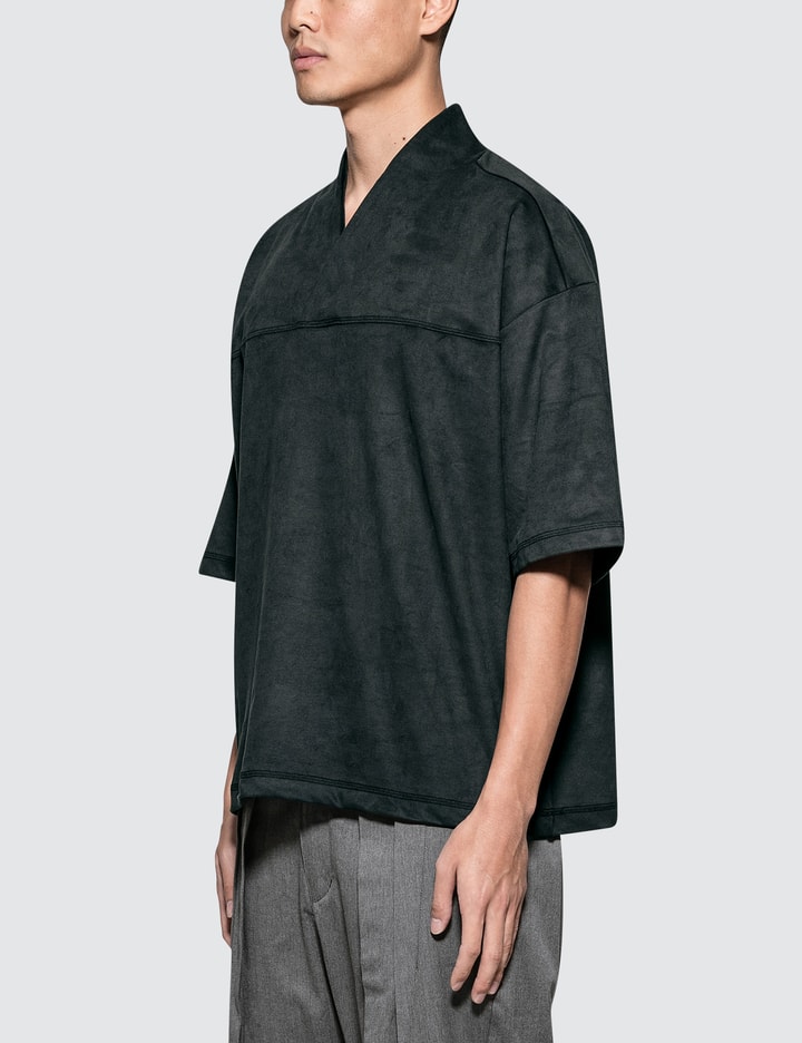 Fake Suede Wa-neck H/S T-Shirt Placeholder Image