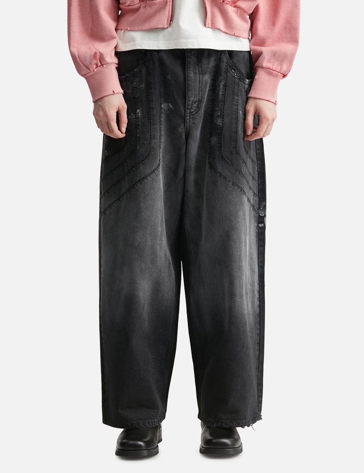 Painted Black Racer Denim view 3