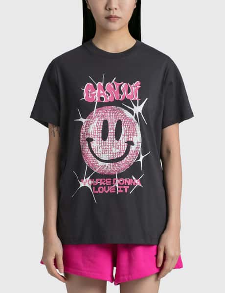Ganni Smiley Relaxed T-shirt