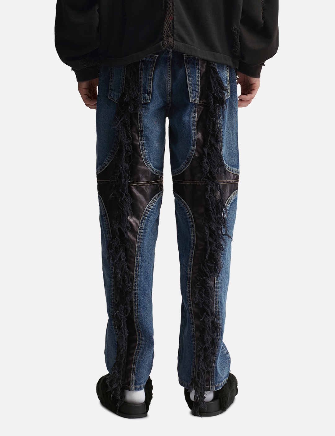 Mohican Leather Denim Pants view 13