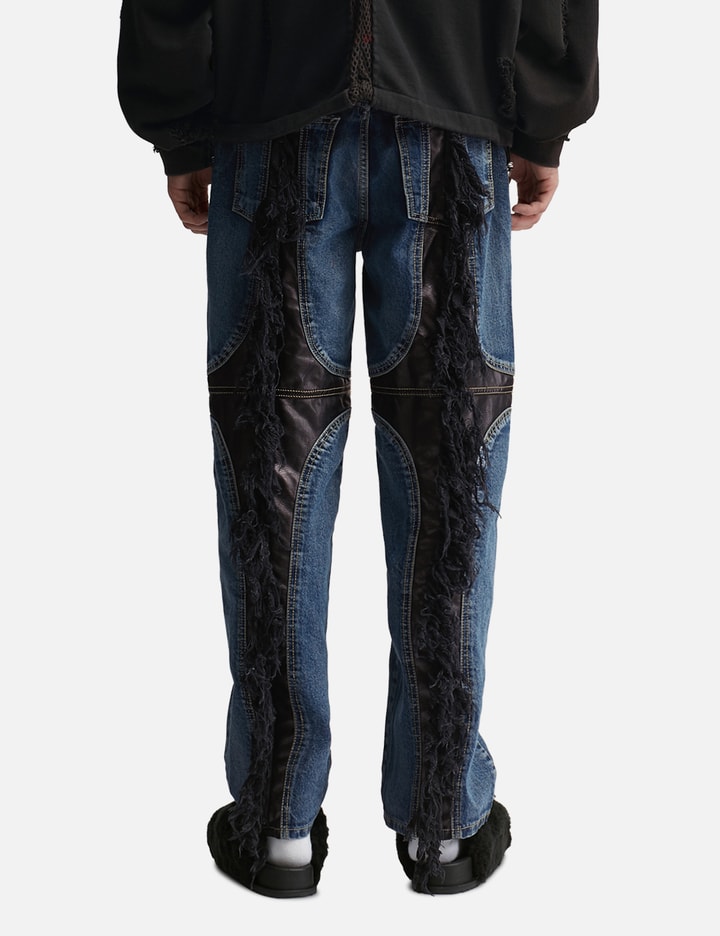 Mohican Leather Denim Pants Placeholder Image