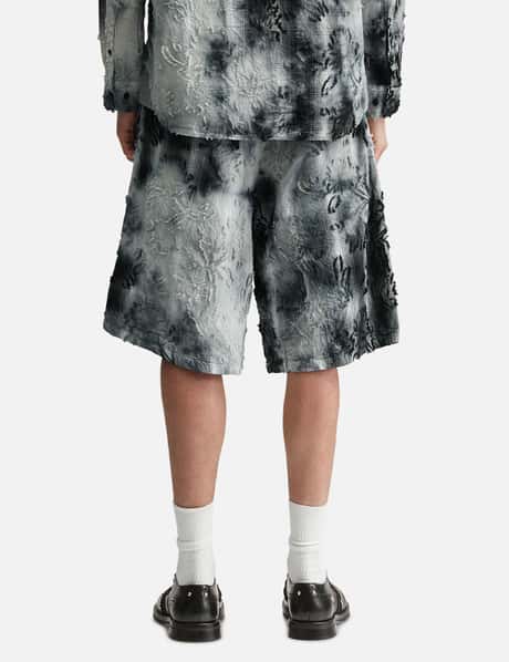 Tie-Dye Check Short Pants view 12