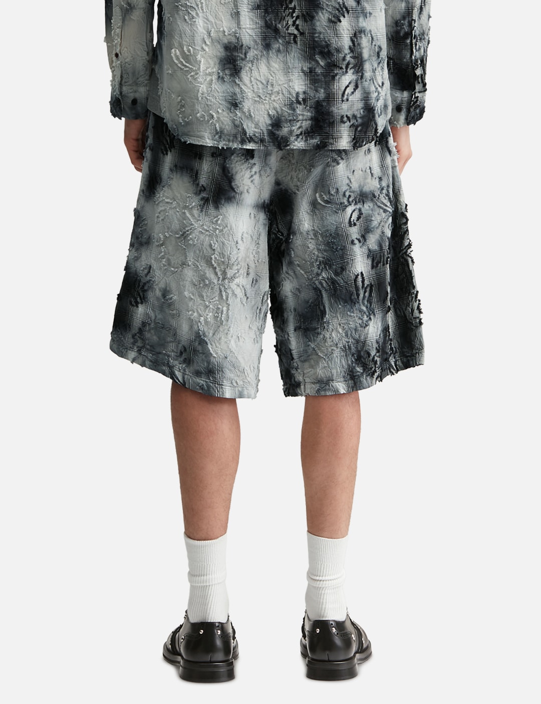 Tie-Dye Check Short Pants view 13