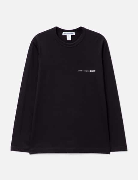 CDG SHIRT Front Logo Long Sleeve T-shirt