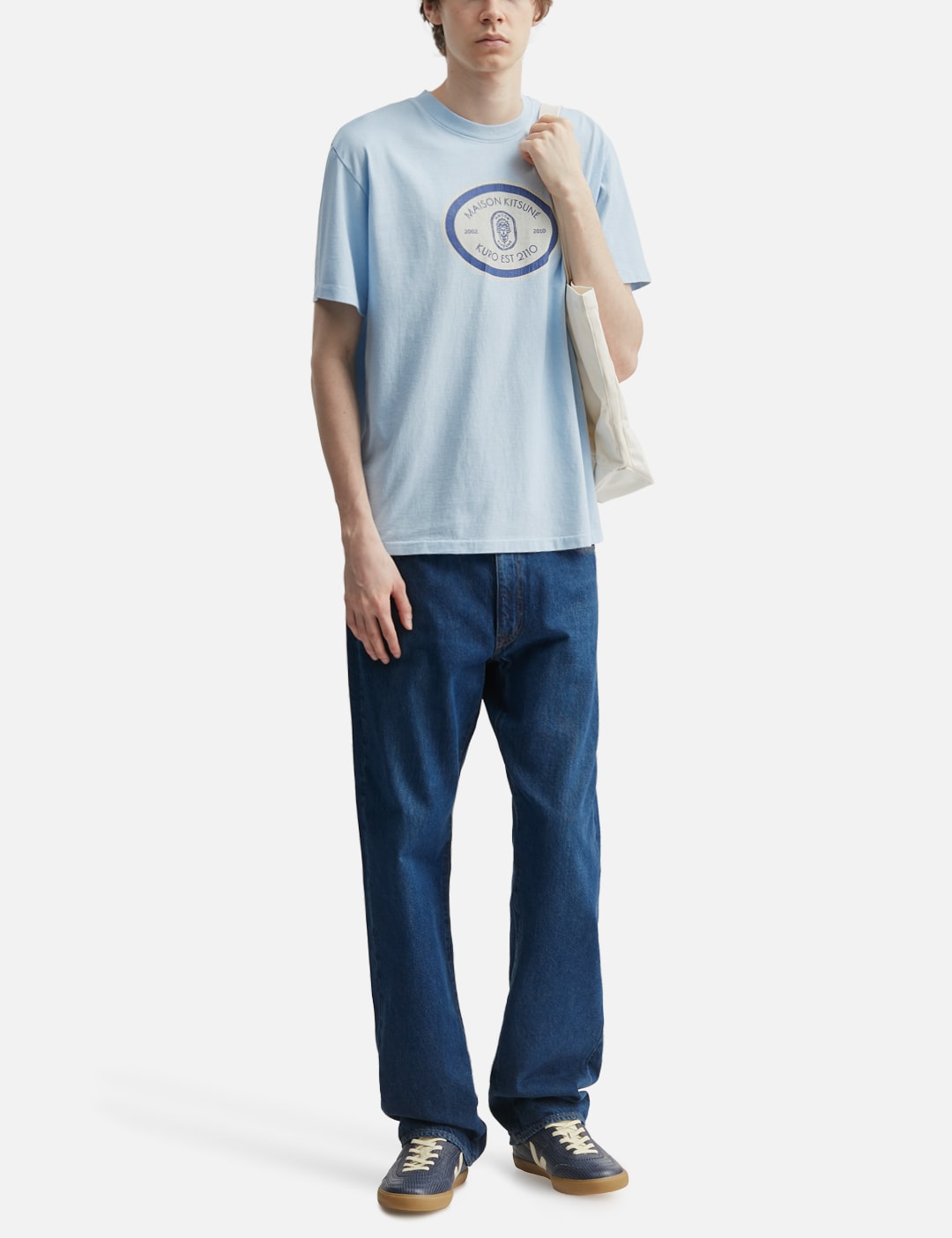 Kitsuné X Kuro Grand Est. Vintage Wash Tee view 15