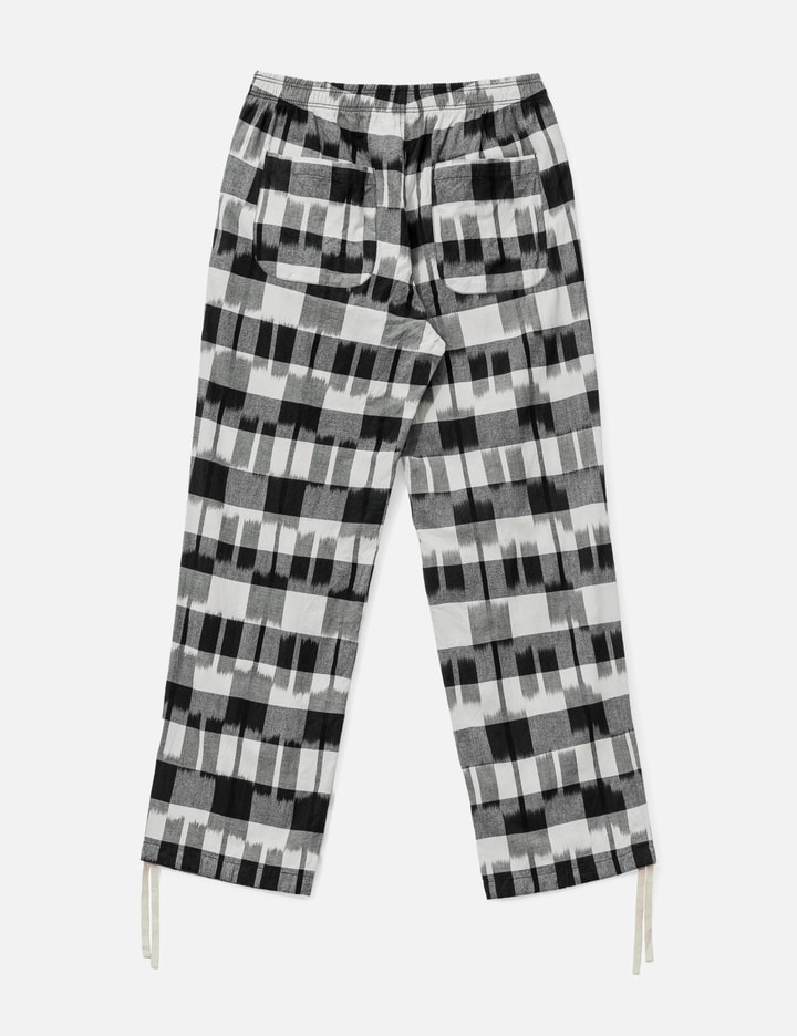 NÒMARHYTHM TEXTILE Ikat Check Easy Pants