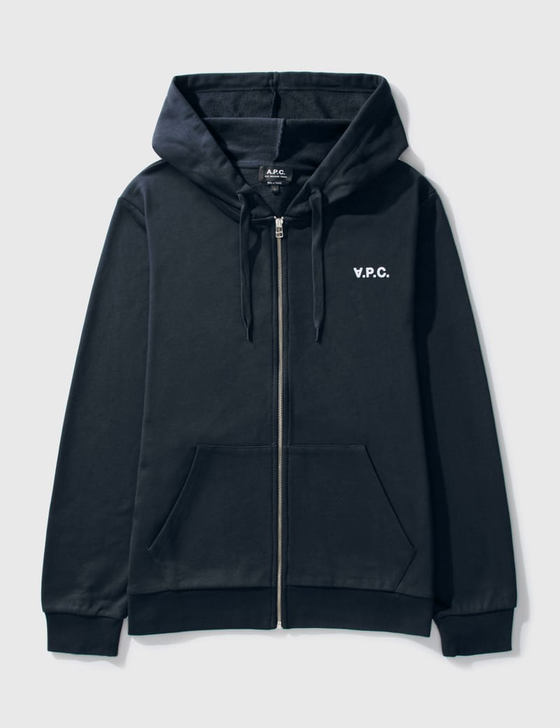 A.P.C. - Quentin Zip Hoodie | HBX - Globally Curated Fashion and Lifestyle  by Hypebeast