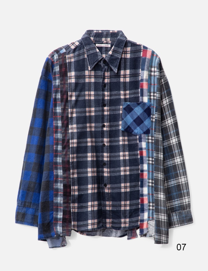 7 Cuts Wide Flannel Shirt Placeholder Image