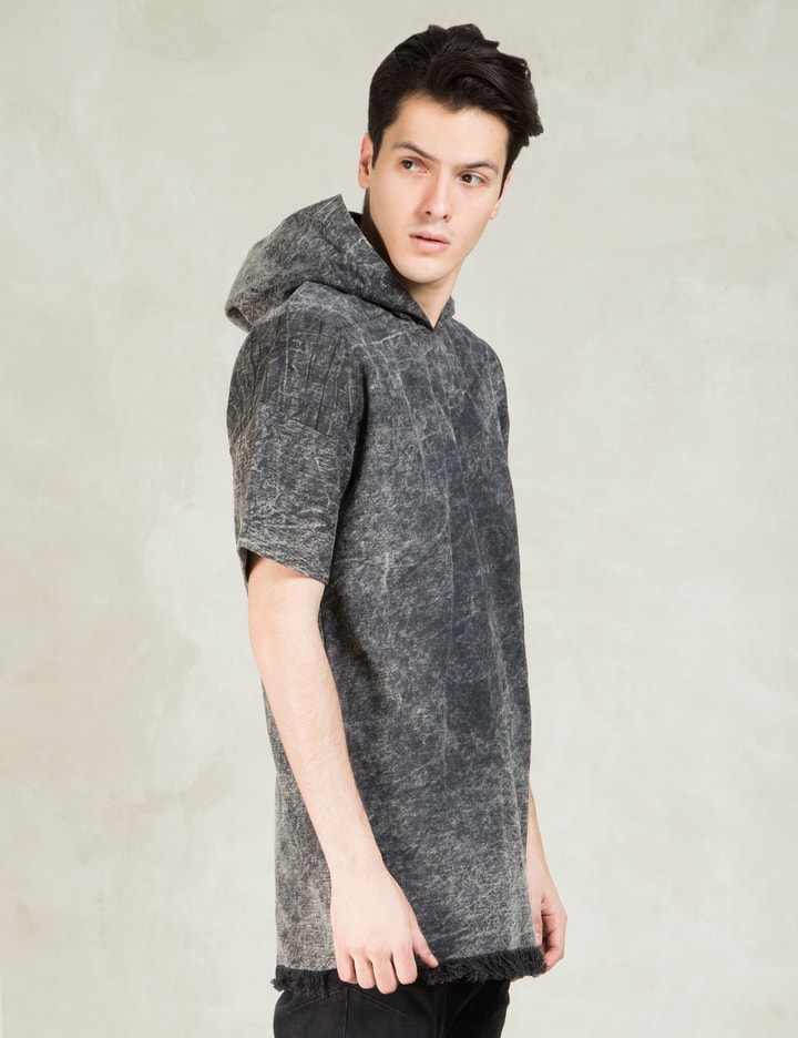 Black Denim Baseball Hoodie Placeholder Image